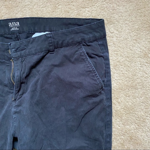 Women's 16 a.n.a Black Soft Black Dress Pants - Picture 4 of 8